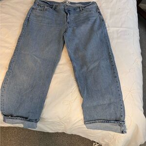 Abercrombie & Fitch Light Blue Boyfriend Jeans